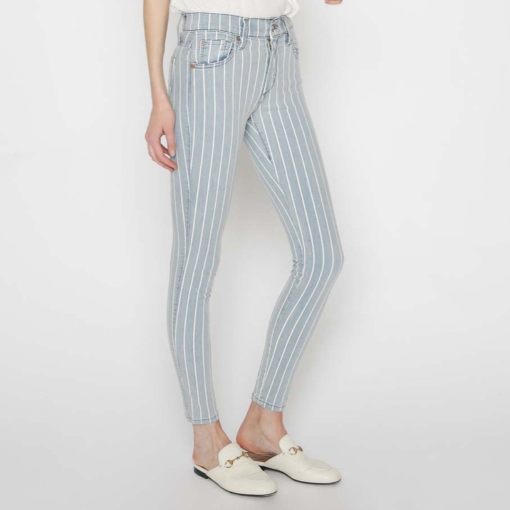 James Jeans Twiggy Ankle Jeans in Bengal Stripes